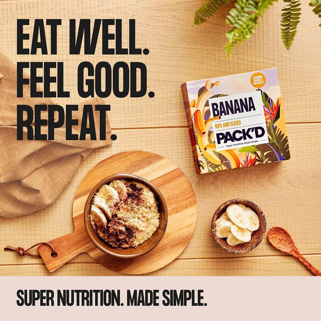 PACKD EAT WELL FEEL GOOD REPEAT SOCIAL POST. SUPER NUTRITION. MADE SIMPLE.