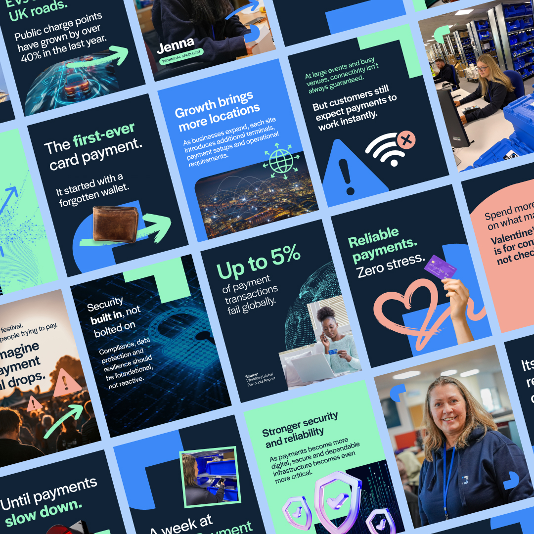 Grid of social posts showcasing the breadth of ideas for SPT channels